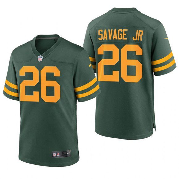 Men Green Bay Packers #26 Darnell Savage Jr Nike Green Game Alternate Player NFL Jersey